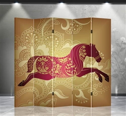 6ft Tall Double Sided Horse of Luck (5 Panels)