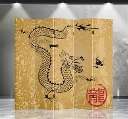 6ft Tall Double Sided Chinese Dragon (5 Panels)