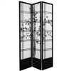 7 ft. Tall Double Cross Bamboo Tree Shoji Screen Room Divider (more panels & finishes)
