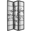 6 ft. Tall Double Cross Bamboo Tree Shoji Screen Divider(more finishes & panels available)