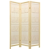 6ft Tall Storage Pockets Room Divider Screen