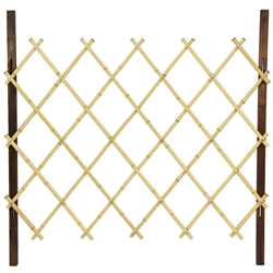 3 ft. Tall Diamond Bamboo Folding Fence