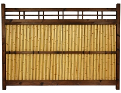 Asian Bamboo Kumo Fence 4 ft. x 5 Â½ ft.