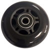 72mm x 85a inline black on black wheels with abec7 bearings