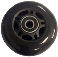 72mm x 85a inline black on black wheels with abec7 bearings