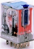 Releco C9A41X/120AC Miniature Relay 4-pole 120VAC with LED