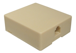 Surface Mount Jack; 6 Position 4 Conductor (6P4C)