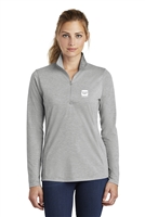 Ladies Sport-Tek PosiCharge Tri-Blend 1/4-Zip Pullover