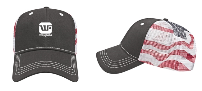 American Flag Mesh Back Cap