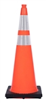 36 Inch Traffic Cone W/Reflective Collars