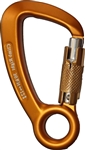 Climb Right Aluminum Carabiner W/fixed eye & triple lock