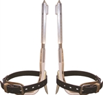 Climb Right "CTB" QUICK CHANGE ALUMINUM CLIMBERS W LOWER STRAPS