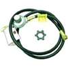 Mr. Heater F273071 High-Pressure Hose and Regulator Assembly, 3/8 in Connection, 5 ft L Hose, Brass