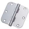 ProSource 20347BCX Door Hinge, Steel, Chrome, Loose Pin, 180 deg Range of Motion, Screw Mounting