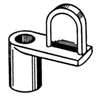 Prime-Line L 5763 Window Screen Clip, Zinc, Mill, Clear, For: 5/16 in Frame
