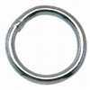 Campbell T7661361 Welded Ring, 200 lb Working Load, 2-1/2 in ID Dia Ring, #2 Chain, Steel, Zinc