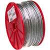 Campbell 7000227 Aircraft Cable, 1/16 in Dia, 500 ft L, 96 lb Working Load, Steel, Galvanized