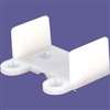Prime-Line N 6565 Door Guide, Plastic, White, Floor Mounting