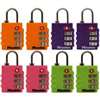 Master Lock 4684T Luggage Lock, 1/8 in Dia Shackle, 3/4 in H Shackle, Steel Shackle, Brass Body, 1-3/8 in W Body