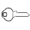 KEY BLANK PADLOCK BRAS 50/60MM - Case of 10