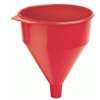 LubriMatic 75-072 Funnel, 6 qt, Plastic, Red, 11 in H