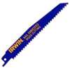 Irwin 372156P5 Reciprocating Saw Blade, 3/4 in W, 12 in L, 6 TPI, Bi-Metal Cutting Edge