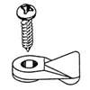 Prime-Line T 8733 Storm Door Panel Clip, Plastic, Clear