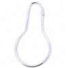 Plumb Pak PP825-25 Shower Curtain Pin, 1-3/8 in Opening, Steel, Bright, 3 in W, 5-1/4 in H