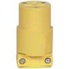 Eaton 4227-BOX Electrical Connector, 2-Pole, 15 A, 250 V, Screw, NEMA: NEMA 6-15, Yellow