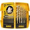 DEWALT DW1956 Drill Bit Set, High Performance, 16-Piece, Steel, Ferrous Oxide
