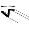Frost King DS7B/25 Door Seal, 1 in W, 7 ft L, Thermoset Plastic