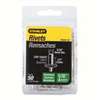 STANLEY PAA58-5B Pop Rivet, Reusable, 1/2 in Grip, 5/32, Aluminum, 50/PK
