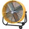 MaxxAir BF24TF Tilt Fan, 120 V, 2-Speed, 1750 to 3200 cfm Air, Yellow