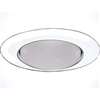 Halo 401P Recessed Light Trim, 6 in Dia, Metal Body, White