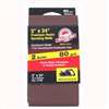 Gator 3156 Sanding Belt, 3 in W, 24 in L, Aluminum Oxide Abrasive, 80 Grit, Medium