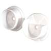 Prime-Line N 6568 Closet Pole Socket, Plastic, White