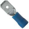 Gardner Bender 20-143M Disconnect Terminal, 600 V, 16 to 14 AWG Wire, 1/4 in Stud, Vinyl Insulation, Blue, 18/PK