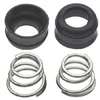 Danco DL-9 Series 80684 Cartridge Seat and Spring Kit, Rubber/Stainless Steel, Black, Brass