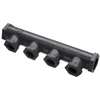 Pro-Flex PFMN-CCB Manifold, 3/4 in Inlet, 4-Outlet, 1/2 in Outlet, Metal
