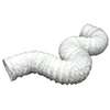 Lambro 215L Vent Hose, 3 in ID, 50 ft L, Vinyl, White