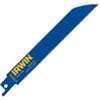 Irwin 372610 Reciprocating Saw Blade, 2 in W, 6 in L, 10 TPI, Bi-Metal Cutting Edge