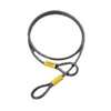 Schlage 999270 Cable Lock, Flexible, Steel Body, 3/8 in Dia Shackle