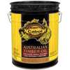 Cabot 140.0003459.008 Australian Timber Oil, Mahogany Flame, Liquid, 5 gal Pail