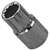 Vulcan MT6529457 Drive Socket, 14 mm Socket, 1/2 in Drive, 12-Point, Chrome Vanadium Steel, Chrome