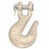 Campbell T9503415 Clevis Grab Hook, 5/16 in, 4700 lb Working Load, 70 Grade, Steel, Yellow Chrome