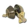 2-Cylindr Deadbolt K4 Ant Brss - Case of 4