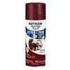Rust-Oleum Painter's Touch 2X Ultra Cover 334062 Spray Paint, Satin, Claret Wine, 12 oz, Aerosol Can