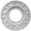 Westinghouse 7702700 Ceiling Medallion, 10 in Dia, Plastic, Traditional White, For: Ceiling Fans