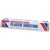Poly-America CF0212-200C Painter's Sheeting, 200 ft L, 12 ft W, 2 mil Thick, Clear