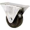 Shepherd Hardware 9481 Rigid Caster, 2 in Dia Wheel, 7/8 in W Wheel, Rubber Wheel, 90 lb